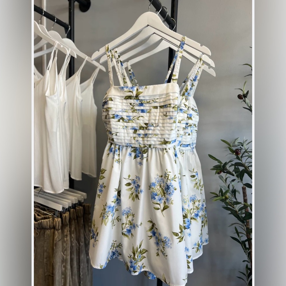 Altar'd State White Floral Dress